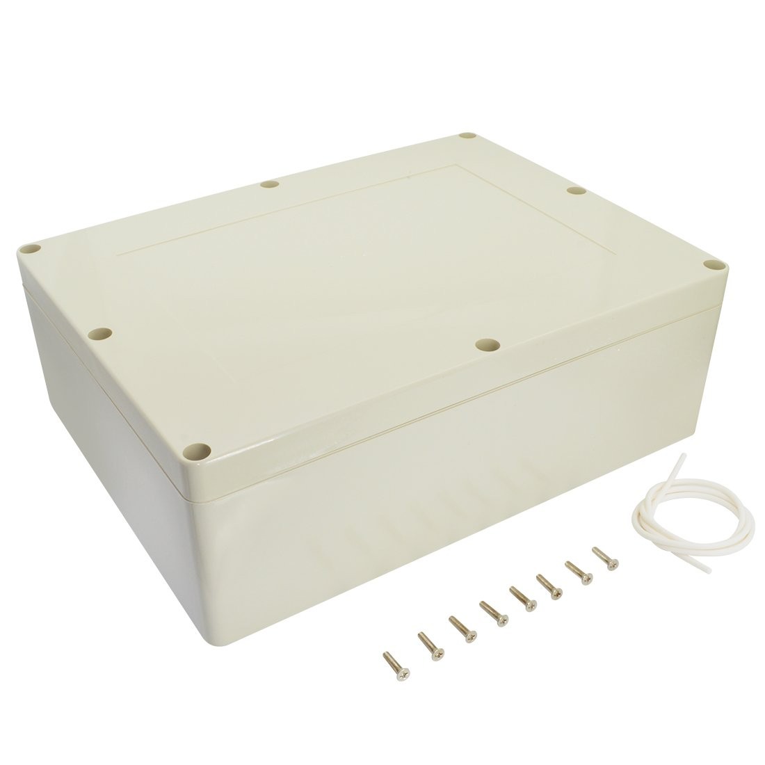 IP65 Waterproof ABS Plastic Junction Box 12.6x9.45x4.33 Inch Enclosure Gray