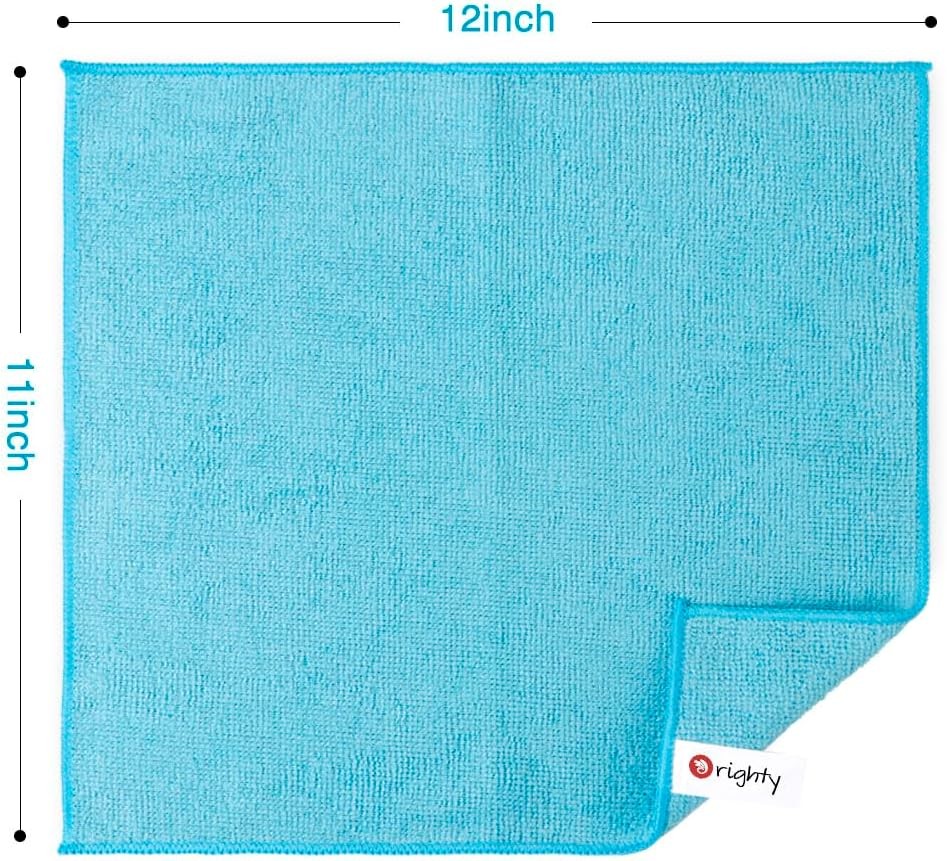 Multicolor Microfiber Cleaning Cloths 24pk