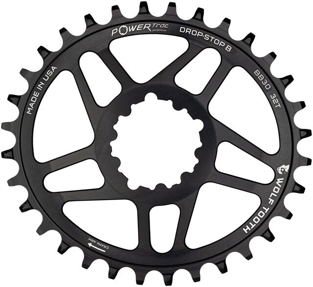 Wolf Tooth Elliptical Direct Mount Chainring - 32t, SRAM Direct Mount, Drop-Stop