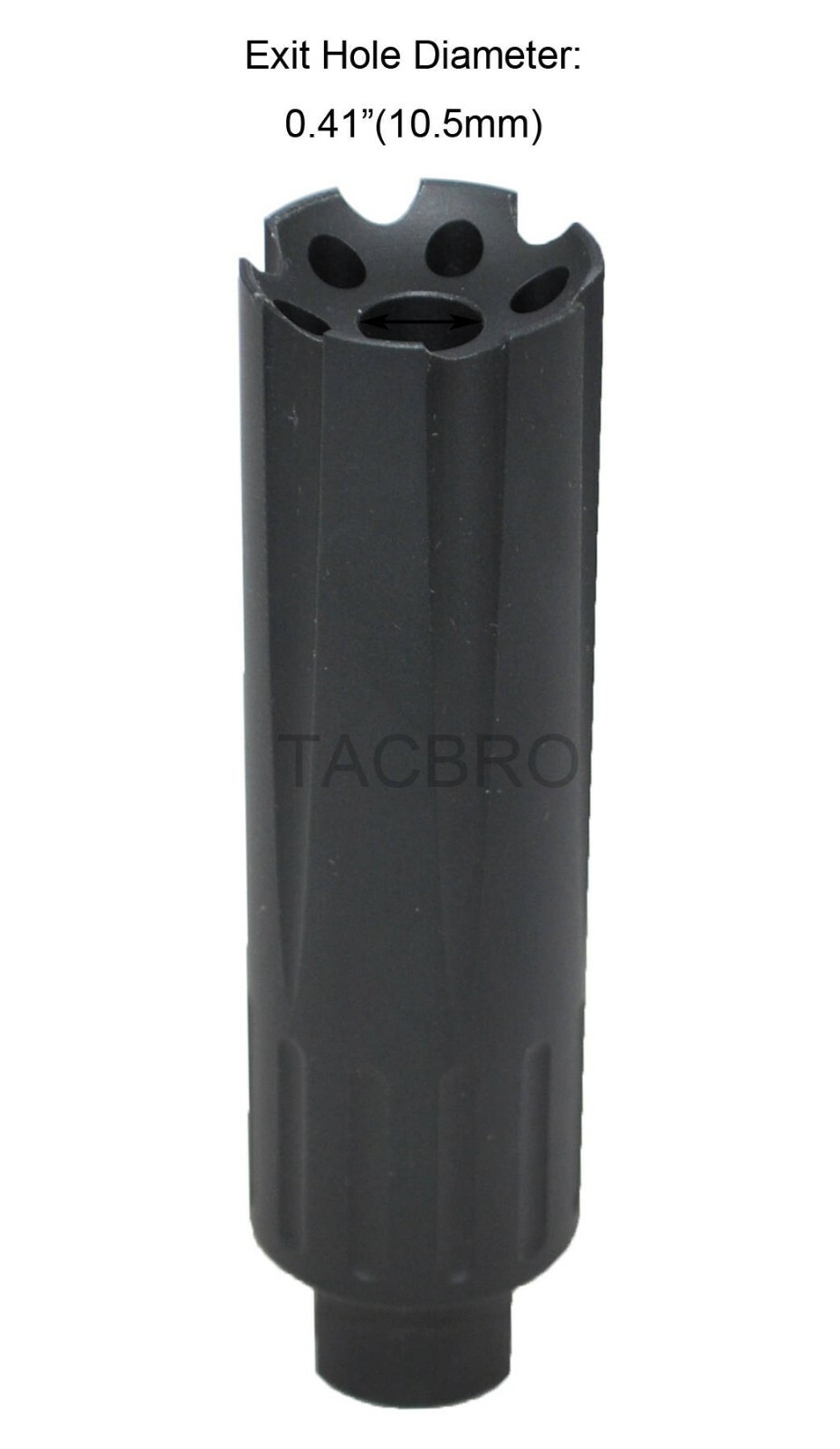 Black Aluminum Linear Compensator 5/8x24 Thread Pitch For .308 308