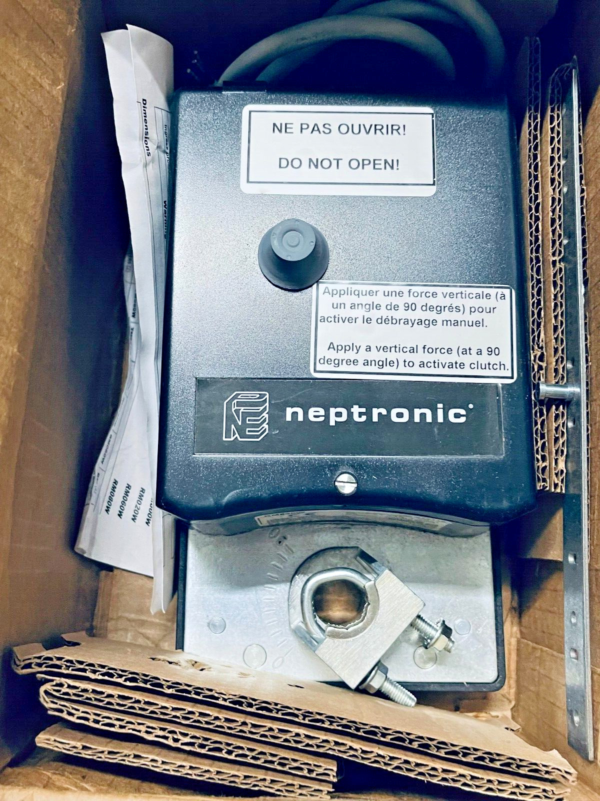 Neptronic RM060W Damper Actuator, Spring Return, 24vac 30vdc