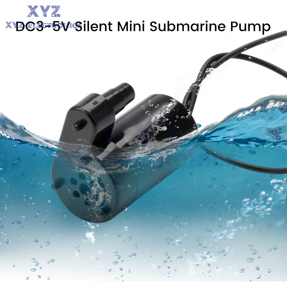 Super Quiet DC 5V USB Brushless Motor Pump Portable Submersible mini Water Pump