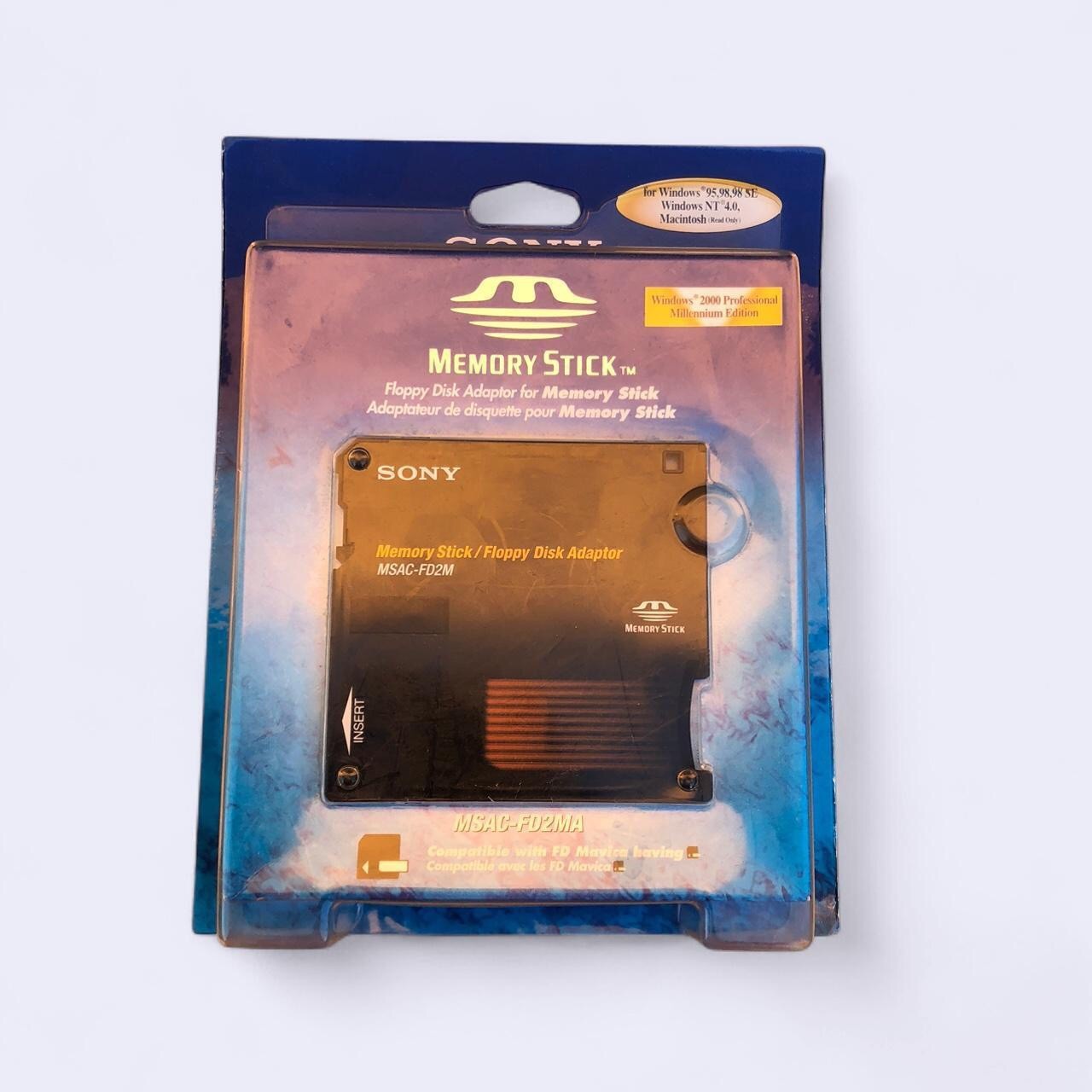 NEW Sony MSAC-FD2M Floppy Disc Adapter for Memory Stick Compatible with Mavica