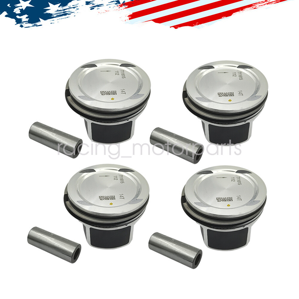 1.4L Set Pistons & Rings Kit Fit For CHEVY CRUZE SONIC TRAX ENCORE 2011-2021