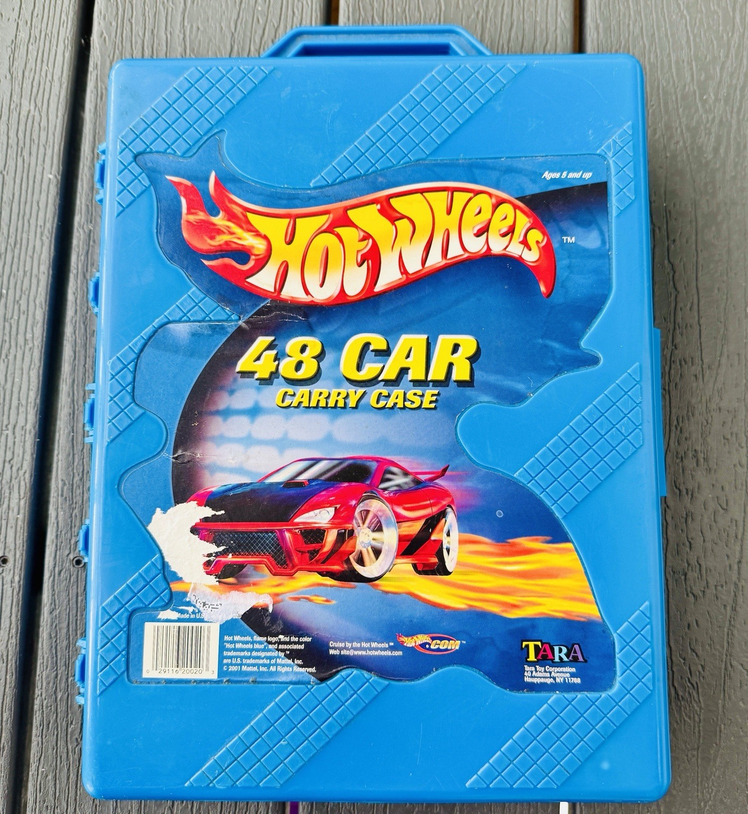 2001 Hot Wheels 48 Car Carry Case with Diecast Cars Hot Wheels Matchbox Husky
