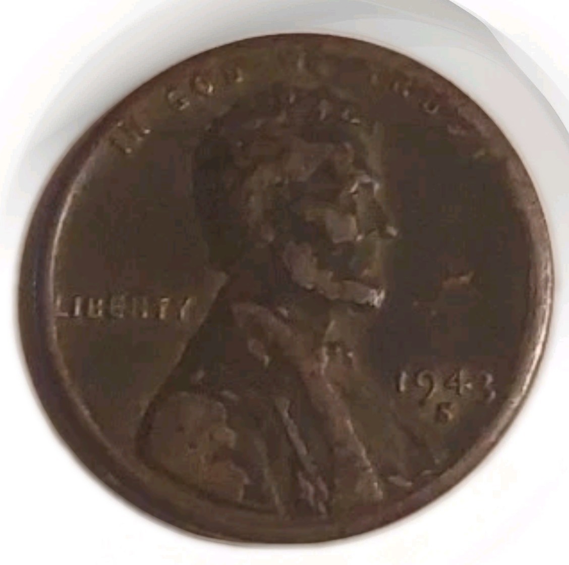 Zinc Coated 1943 San Fran Lincoln Steel Wheat 1C Penny Lt Circulation Free Post