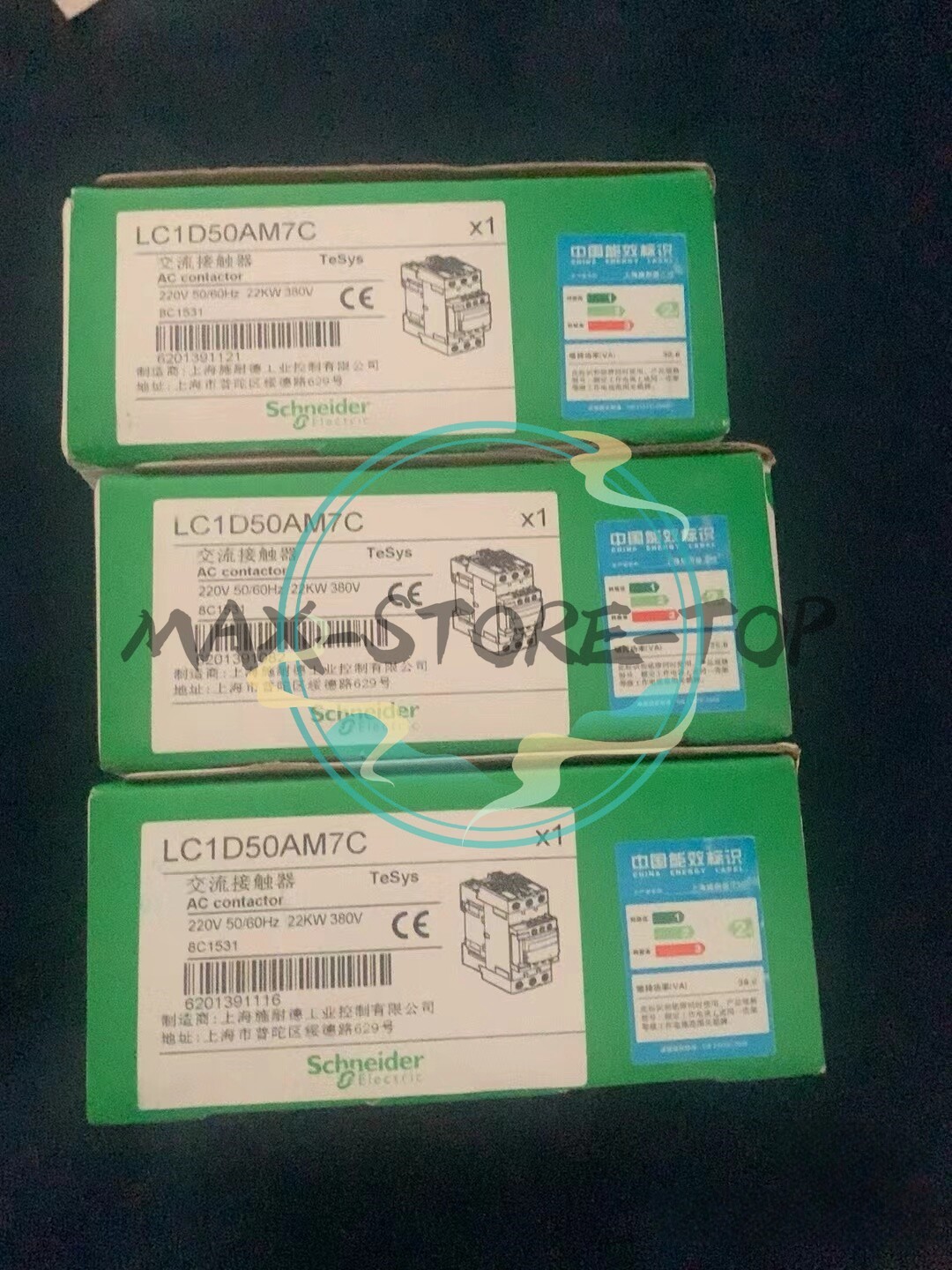 1PCS Brand New Unopened Schneider Contactor LC1D50AM7C LC1D50AM7C Fast Delivery