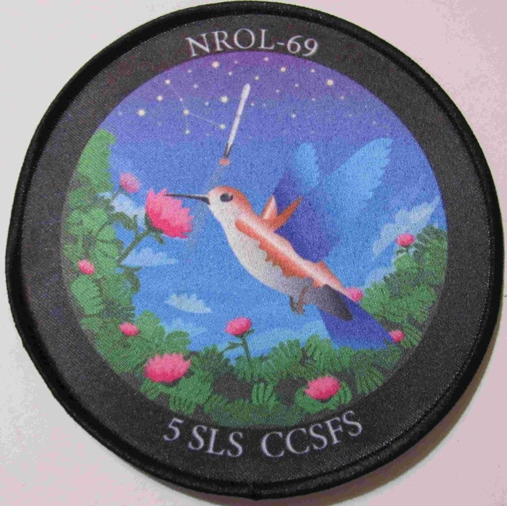 5 SLS FALCON 9 NROL-69 SPACE MISSION PATCH CAPE CANAVERAL SPACE FORCE STATION