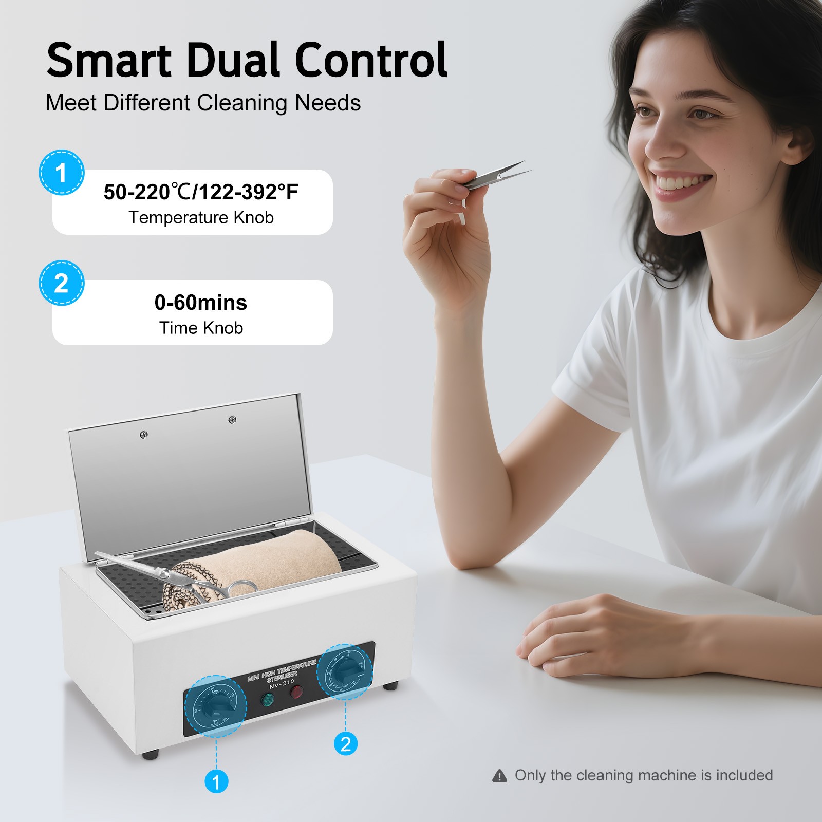 Electric High Temperature Sterilizer Metal Dental Nail Tool Disinfection Cabinet