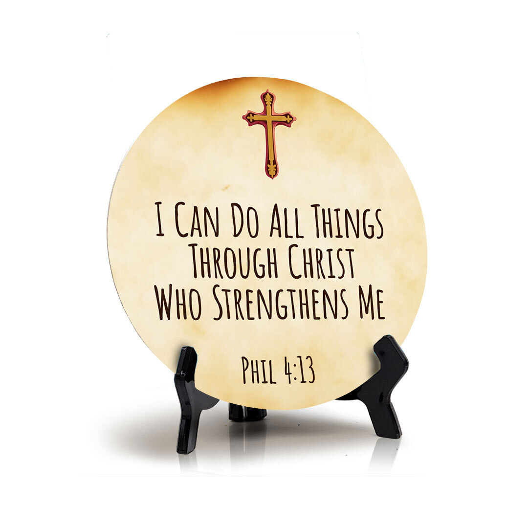 I Can Do All Things Through Christ Who Strengthens Me Phil 4:13 Circle