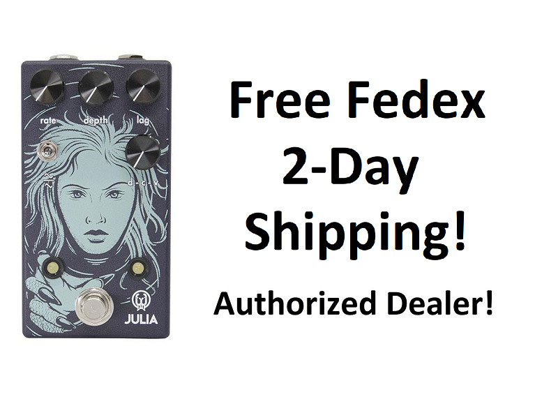 New Walrus Audio Julia V2 Analog Chorus & Vibrato Guitar Effects Pedal