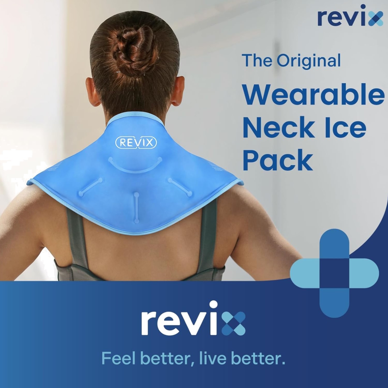 Neck Ice Pack Wrap – Reusable Hot Cold Gel Pack for Neck and Shoulder, Large ...