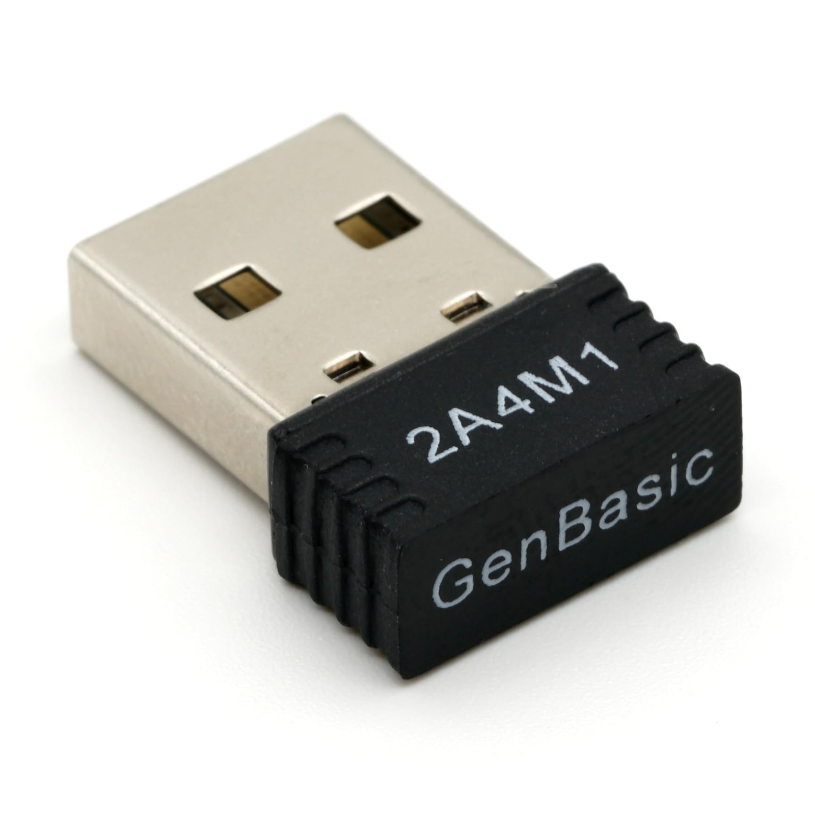 WiFi 4 USB Nano Wireless Network Dongle Adapter for Linux (Black) Black