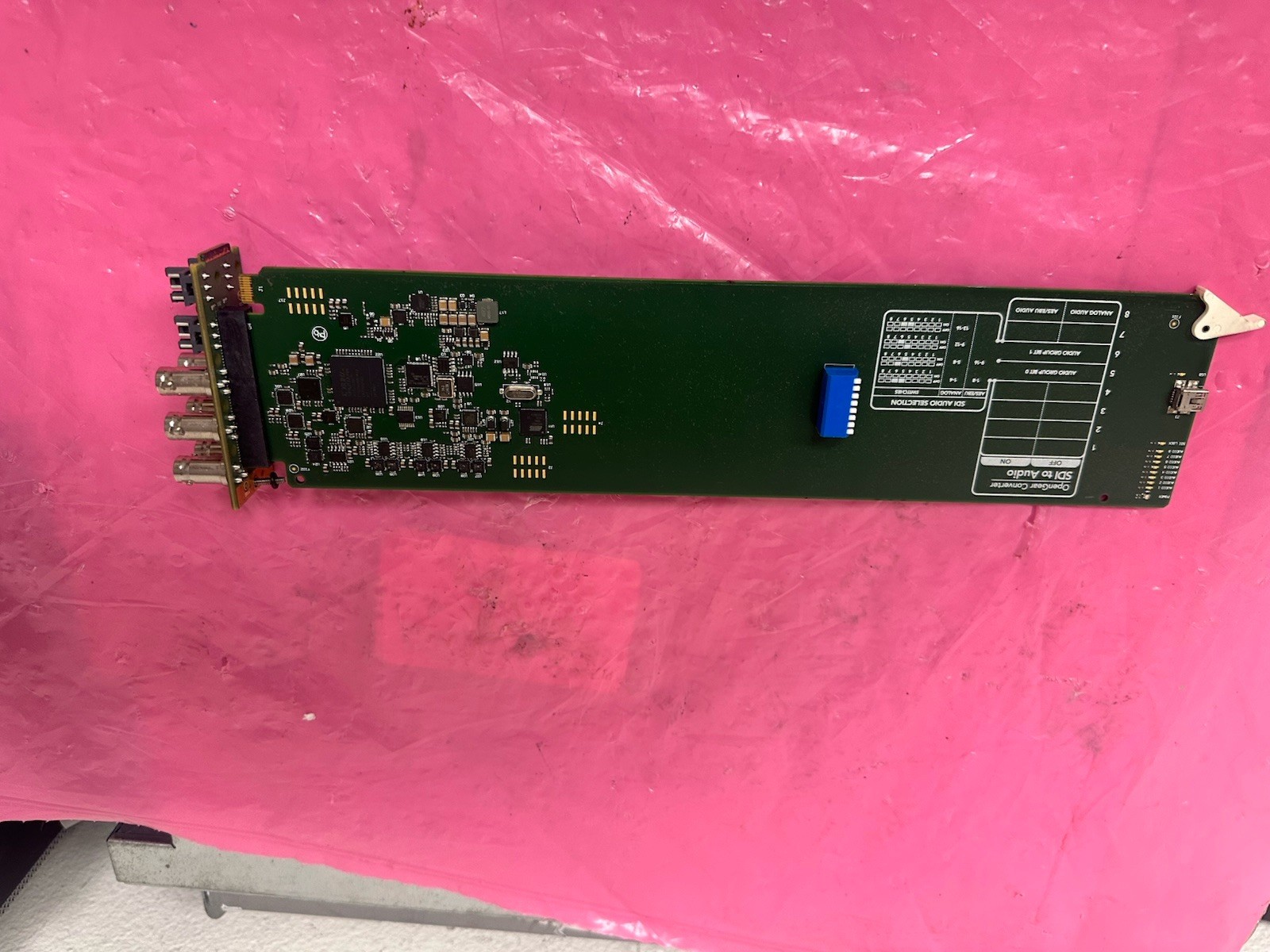 BMD Blackmagic Design CONVOPENGCSAUD OpenGear Converter SDI to Audio w backplane