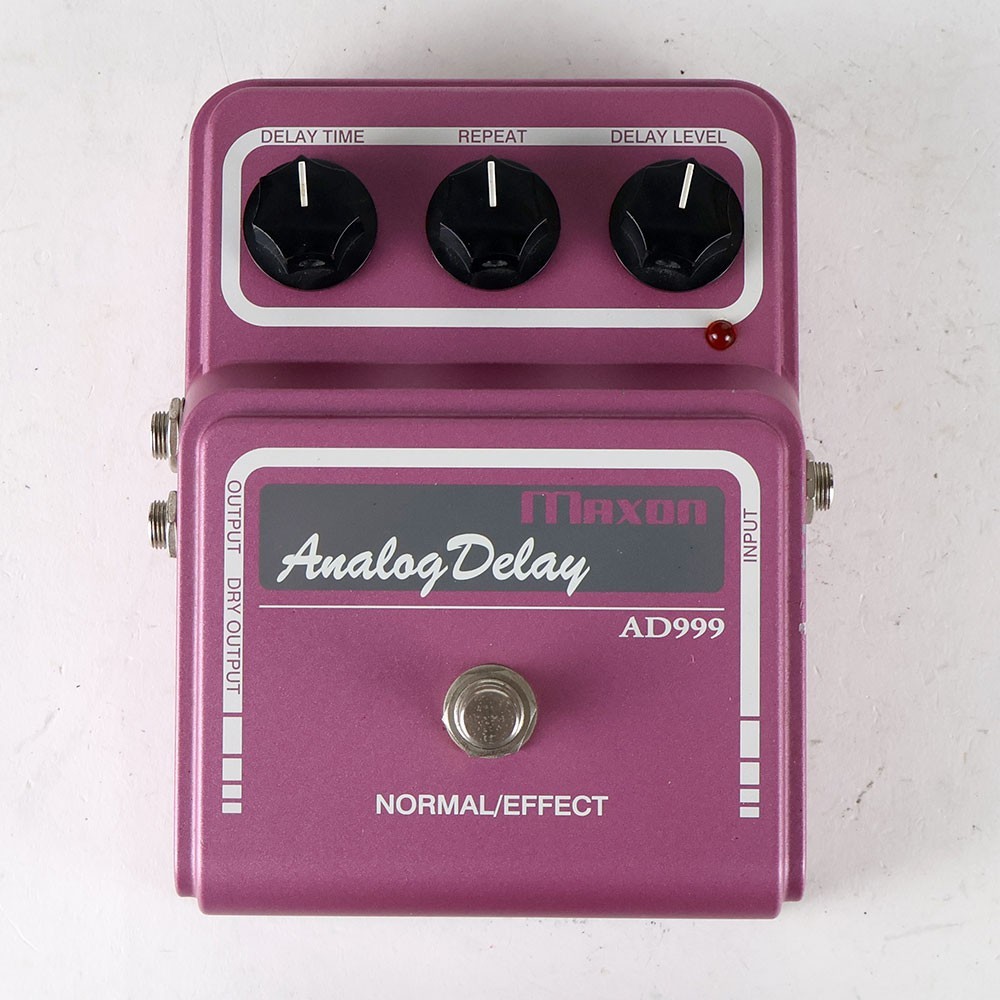 Maxon AD-999 Analog Delay Guitar Effects Pedal Made in Japan Tested AD999