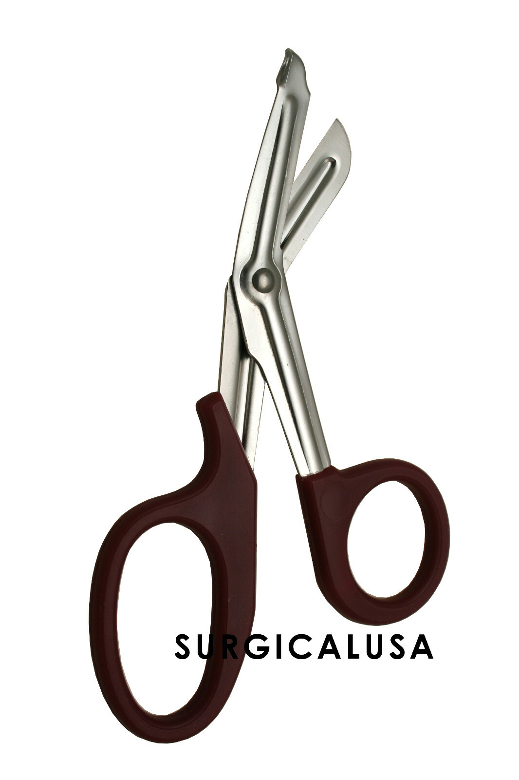 Burgundy Utility Scissors 7.25" EMT Nurse Medical Paramedic Surgical Shears