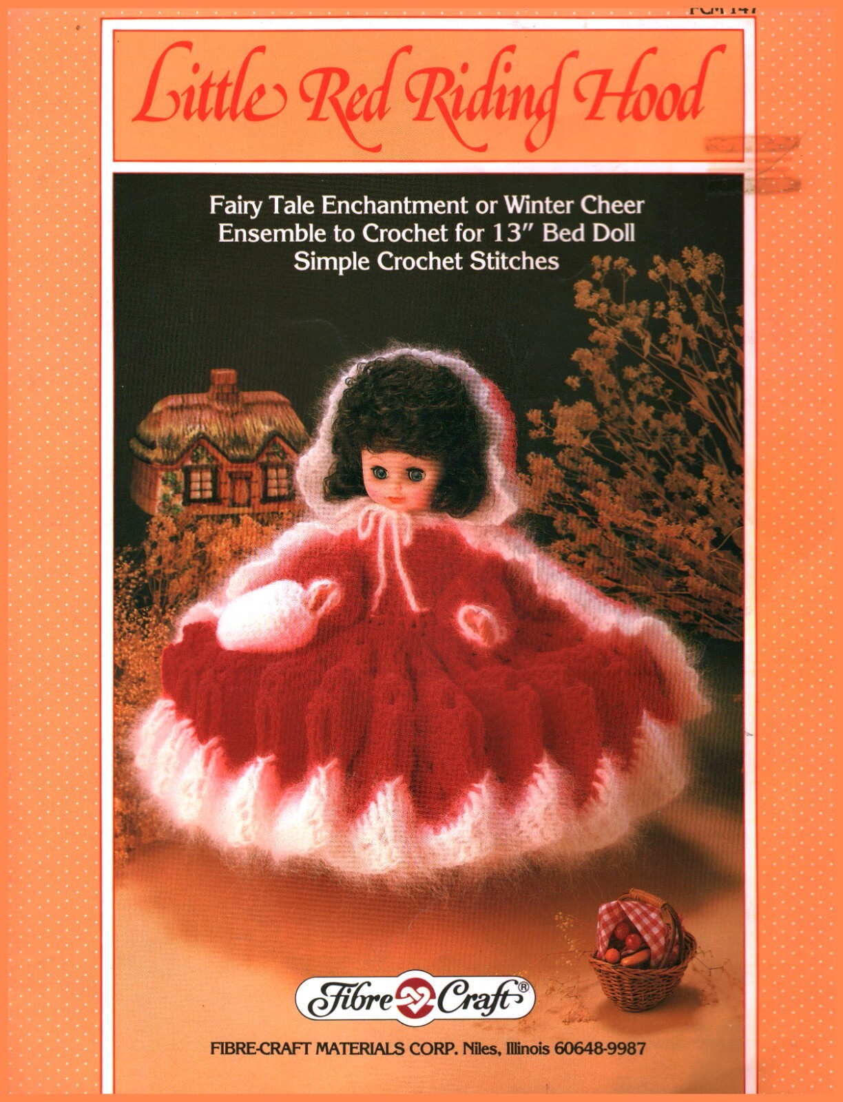 Little Red Riding Hood to Crochet Doll Clothes | Fibre Craft FCM147