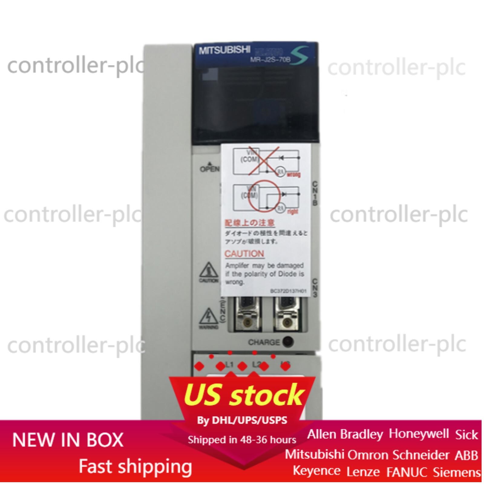 Mitsubishi MR-J2S-70B MRJ2S70B AC Servo Drive Original New in Box NIB Free Ship