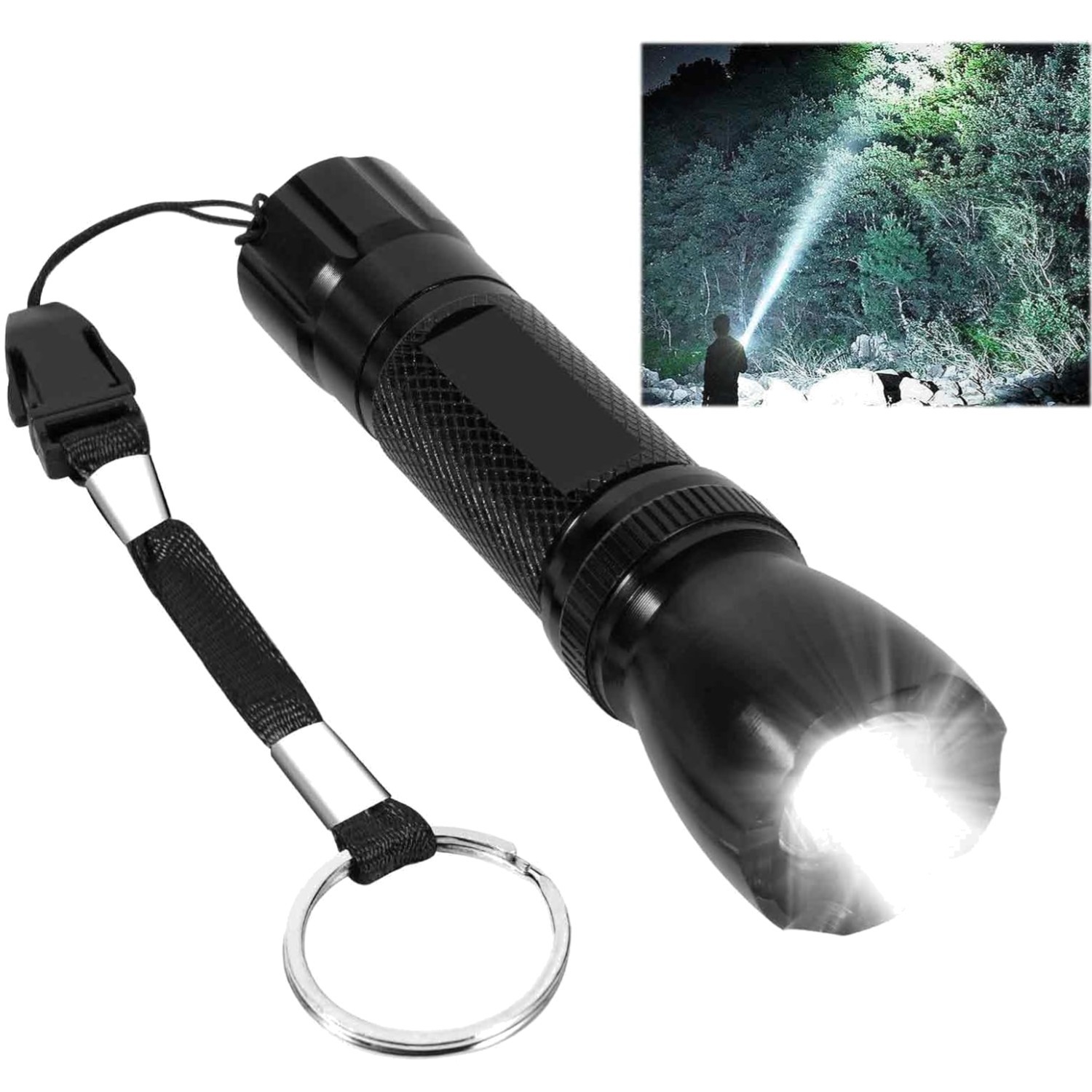 LED Flashlight High Lumens, Mini Tactical Pen Light 500 Lumen, Waterproof Alu...