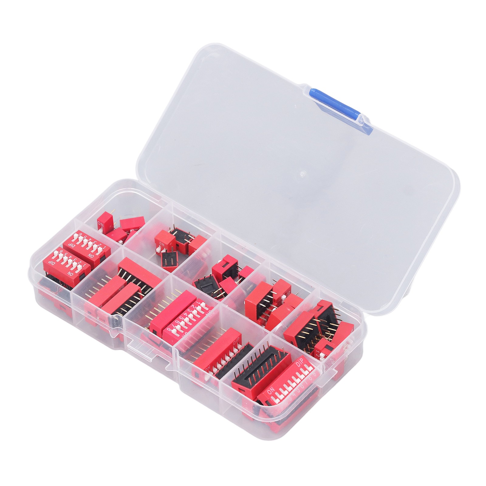 45Pcs Dip Switch Assorted Kit Durable Toggle Switch For Circuit Breadboards Hot