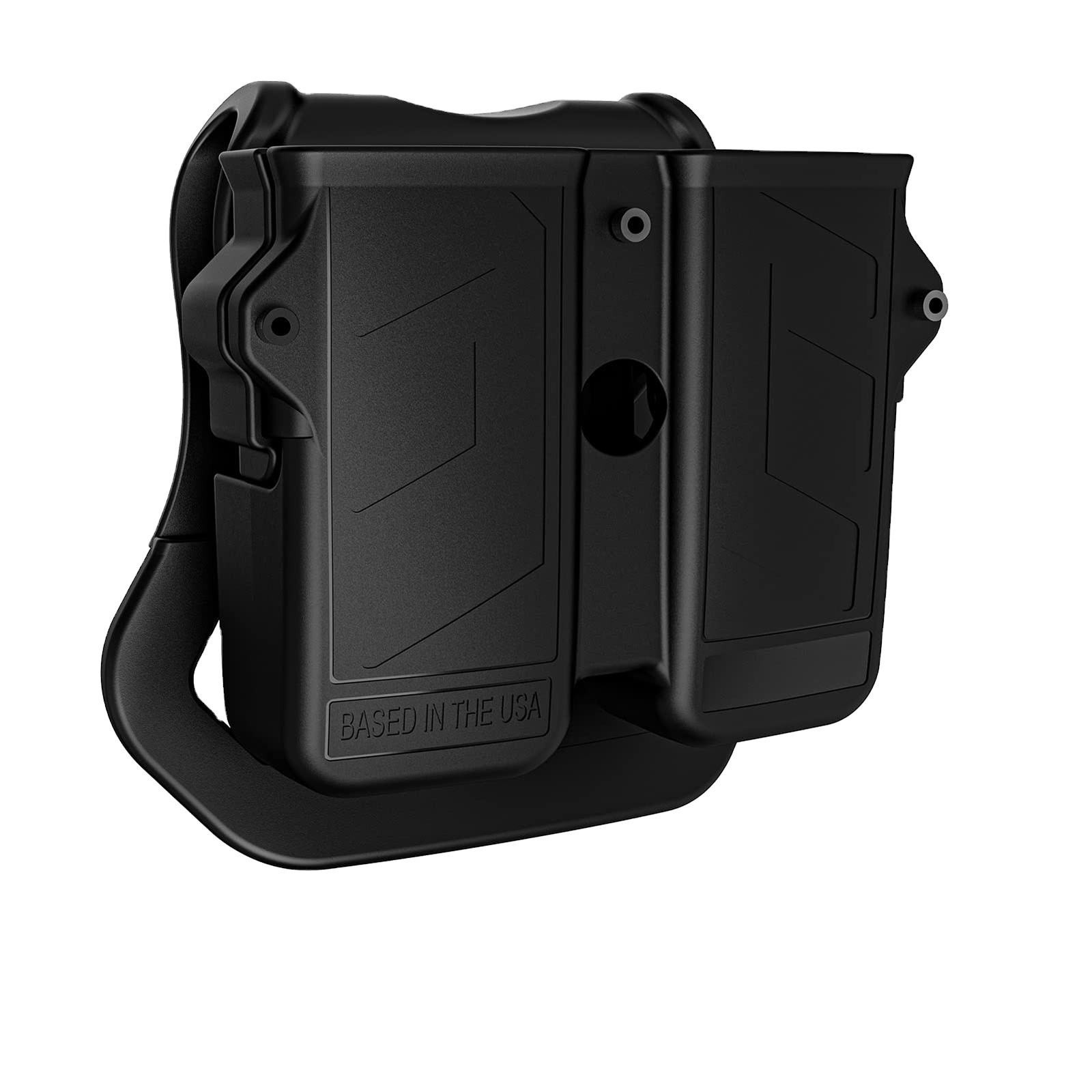 Polymer Universal Pistol Mag Holder Magazine Pouch 9mm 10mm 40 45