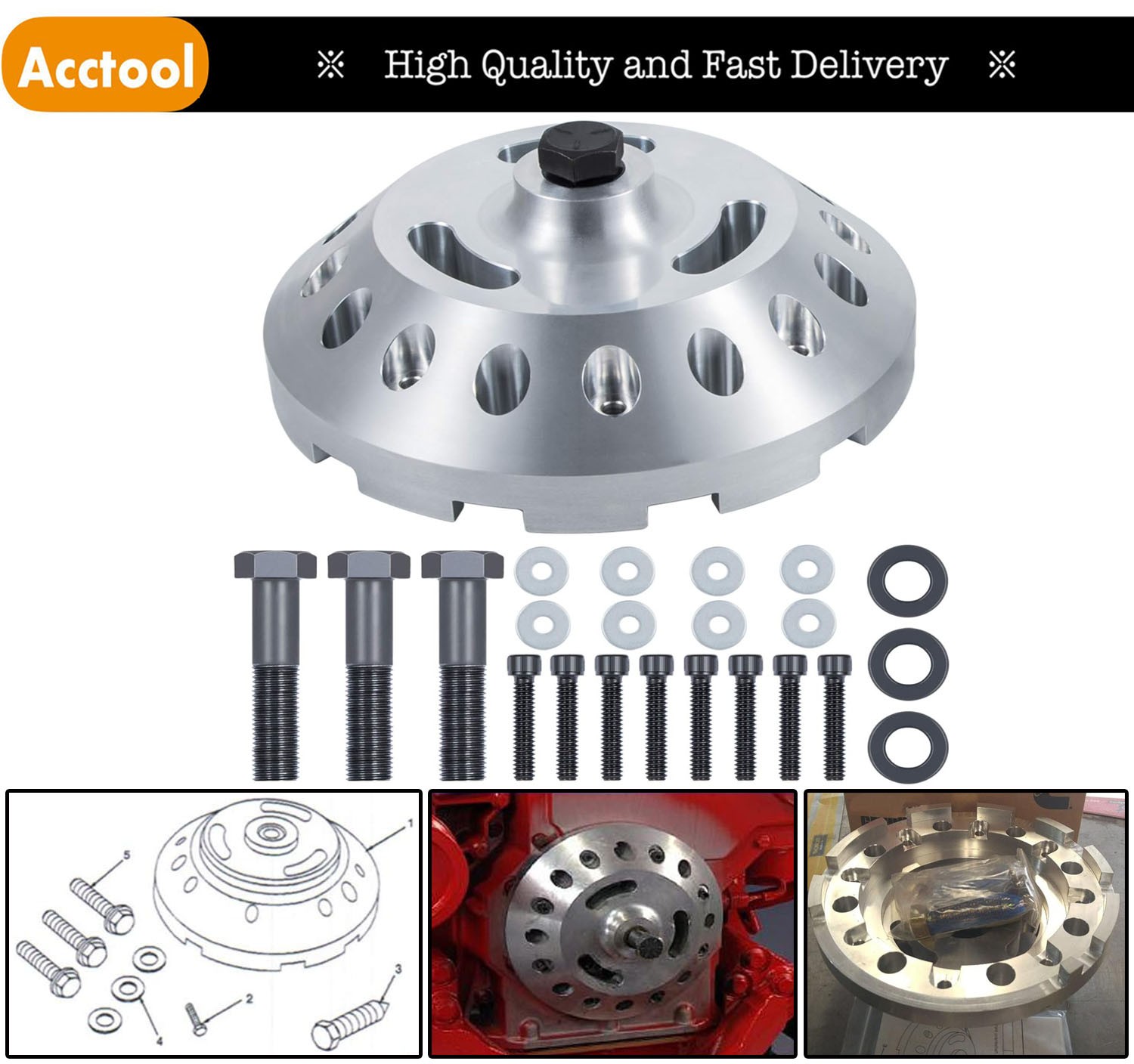 For Cummins ISX QSX Front Crankshaft Seal Remover & Installer Tools Kit 3162992