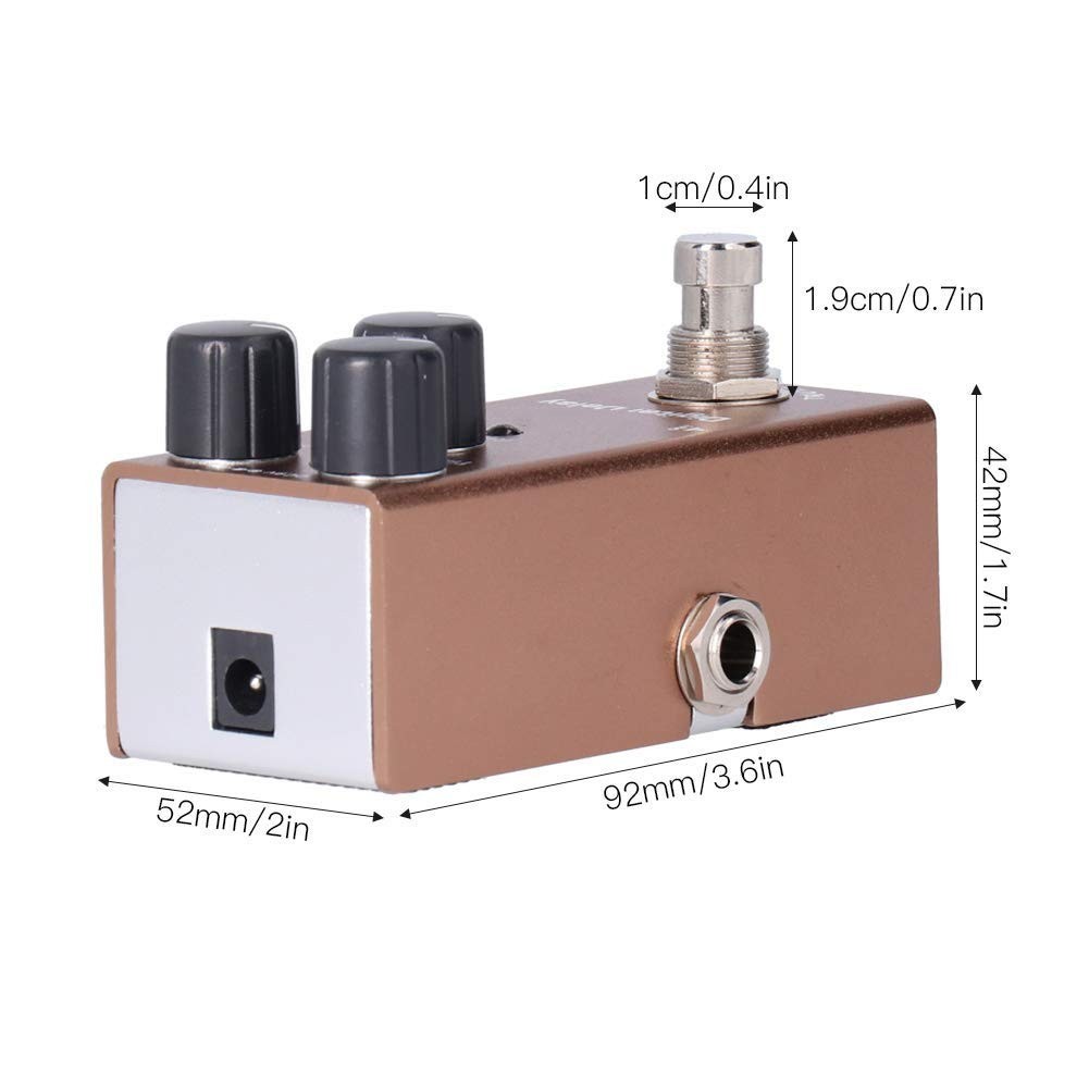 08 Digital Delay Brown Range: 25ms-600ms Guitar Effect Mini Pedal w/True Bypass