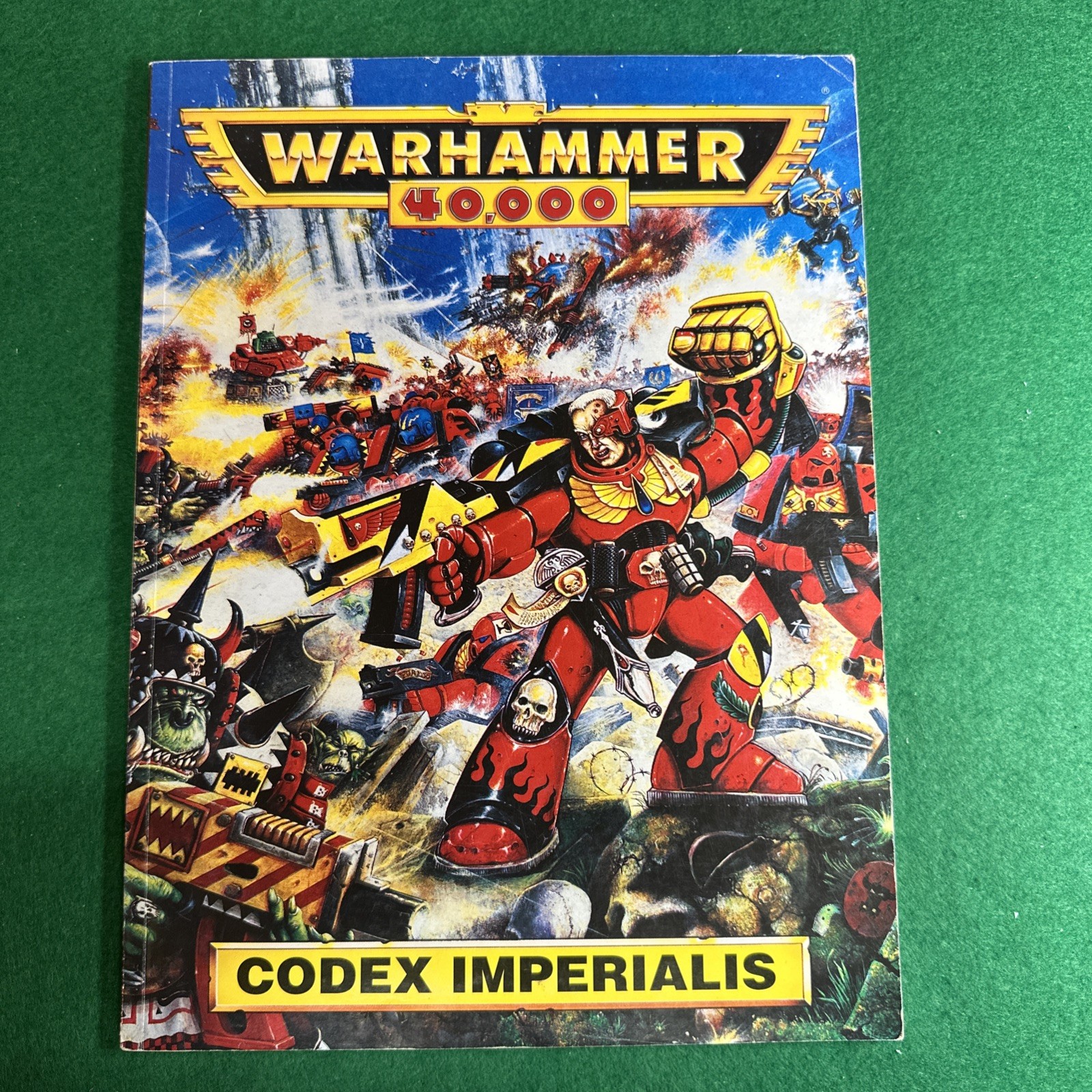 WARHAMMER 40K CODEX IMPERIALIS 2nd ED BOOK GAMES WORKSHOP SPACE MARINES 90s 🟢