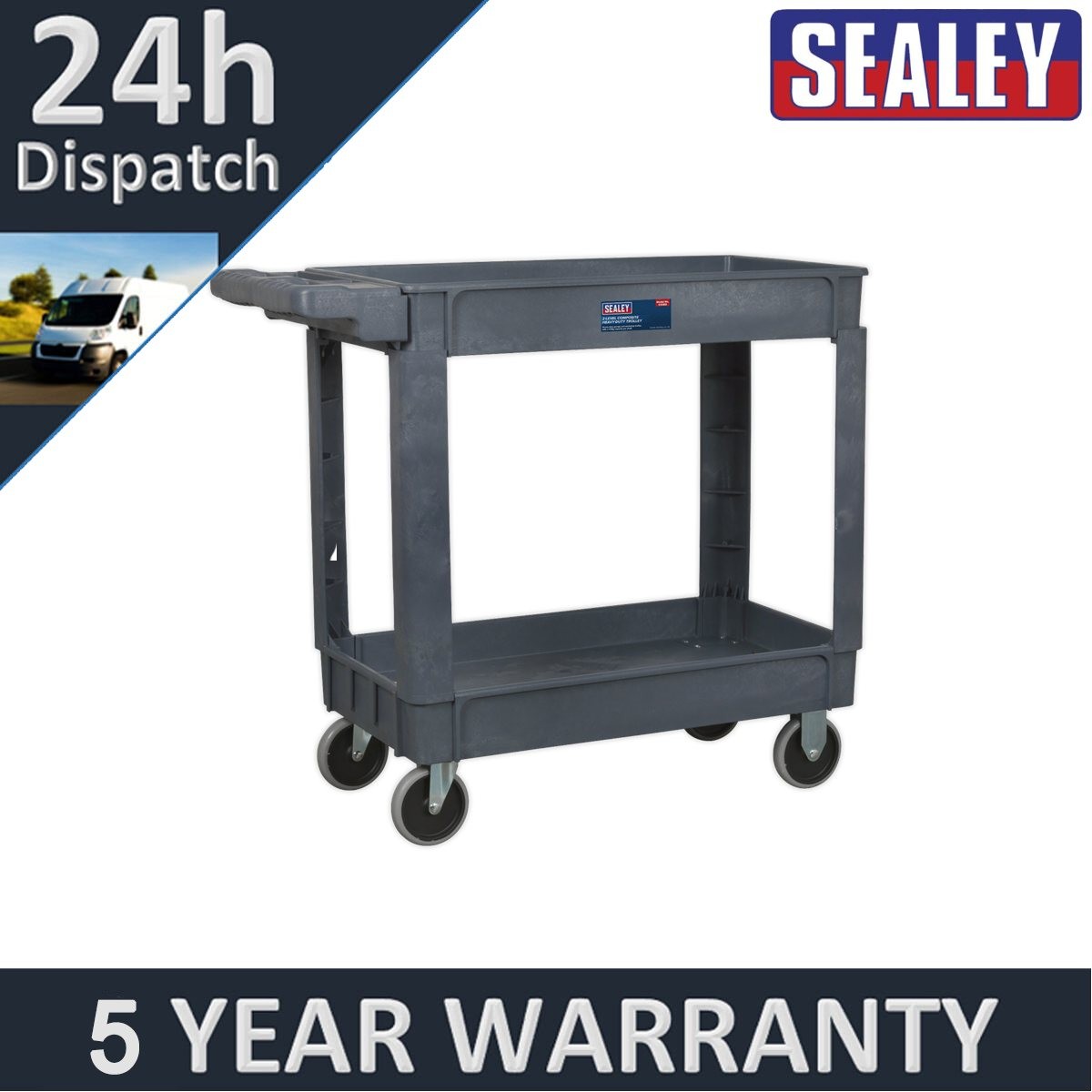 Sealey Composite Heavy-Duty Trolley 2-Level CX202