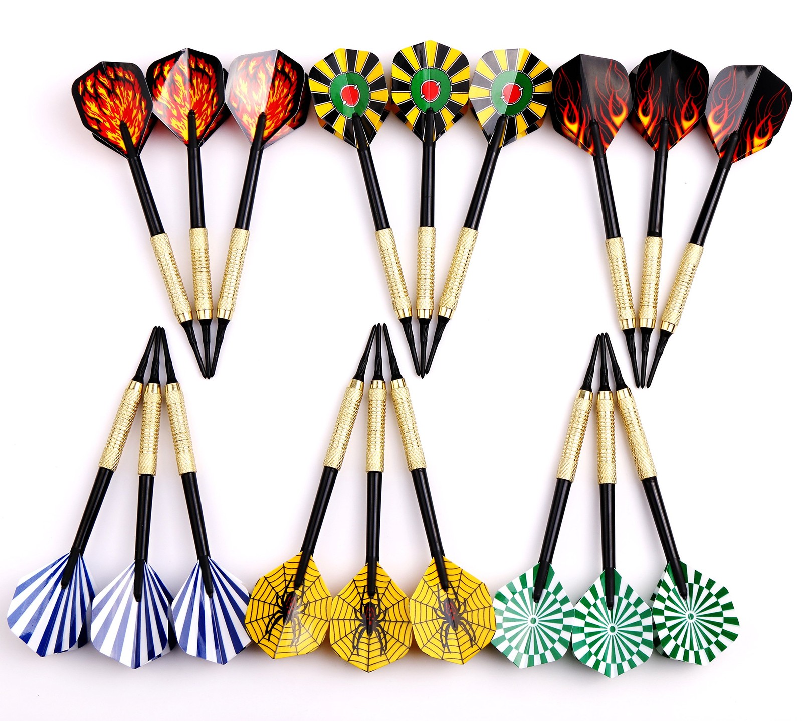 MaxMau Soft Tip Darts for Electronic Dartboard Plastic Point Dart with Standard