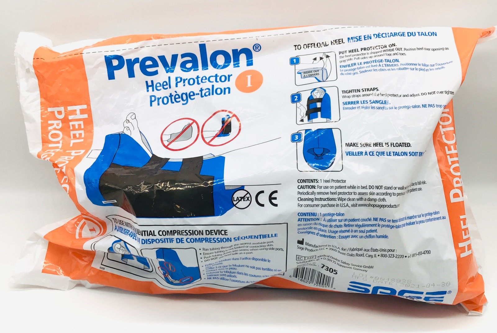 Sage Prevalon 7305 Heel Protector l - NEW