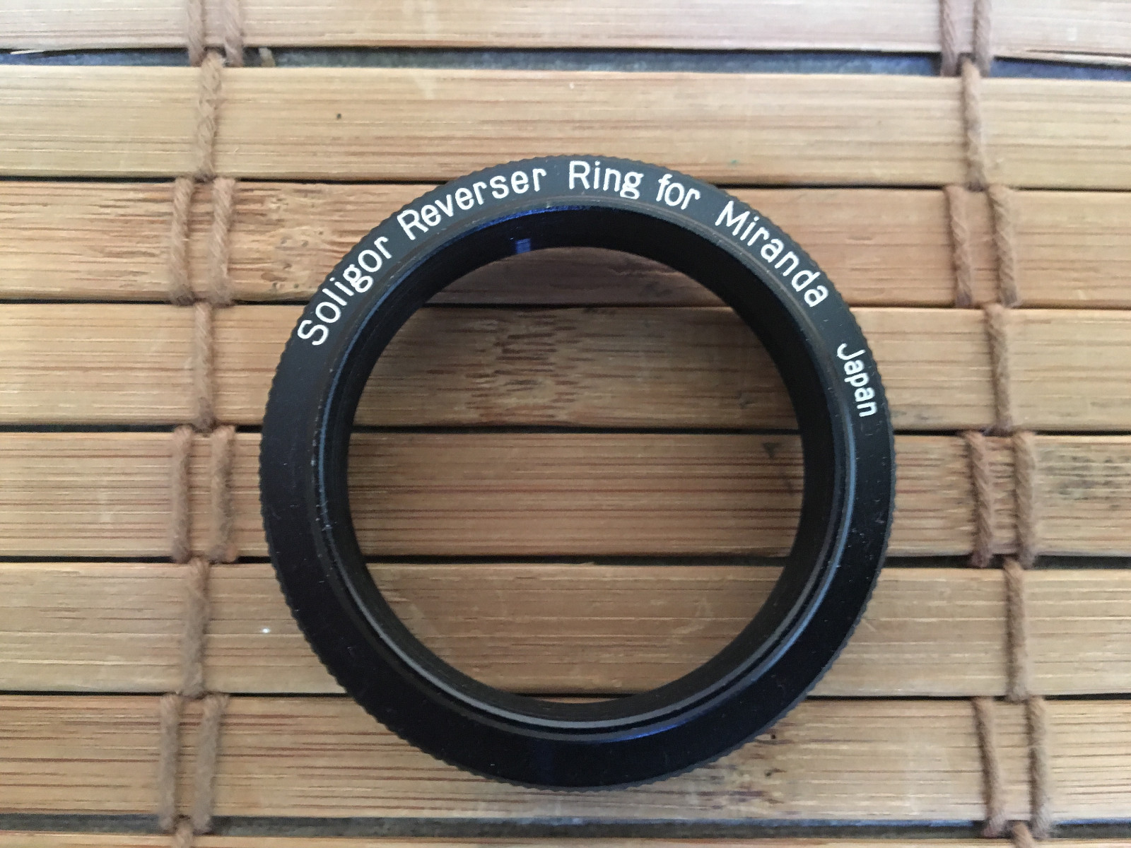 SOLIGOR REVERSER RING FOR MIRANDA, USEFUL  FOR MACRO WORK, NICE!!!!
