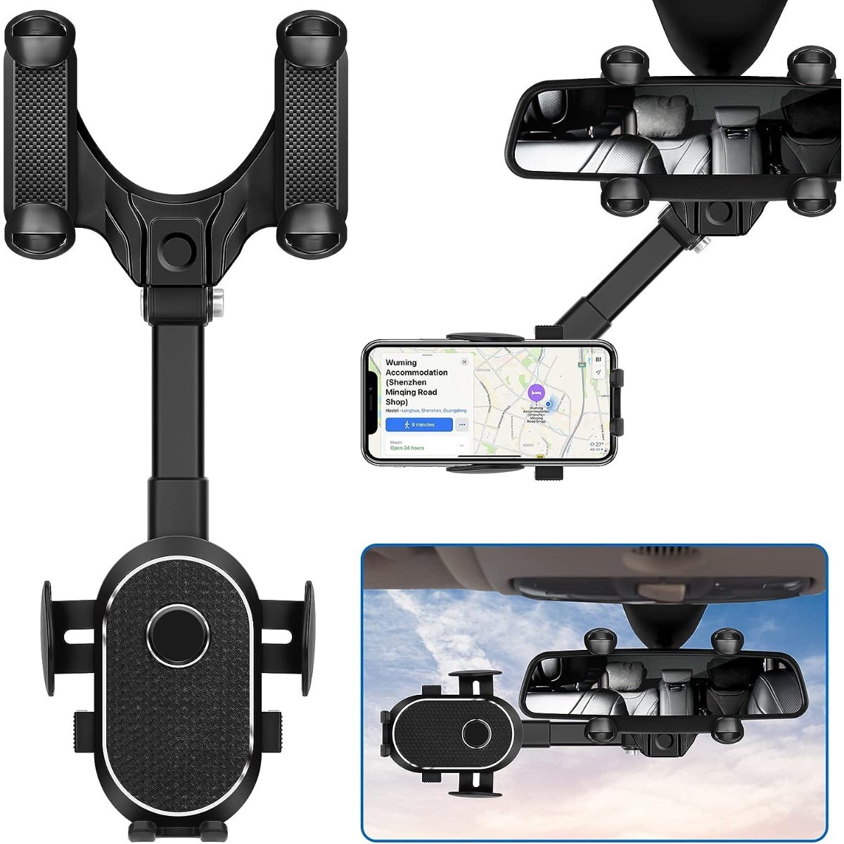 360 Rotatable Car Phone Mount