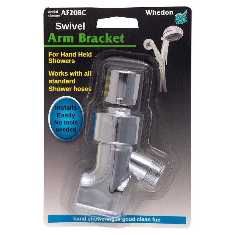 Whedon AF208C Chrome Plated ABS Swivel Shower Arm Mount 3 L x 3 H x 1.5 W in.