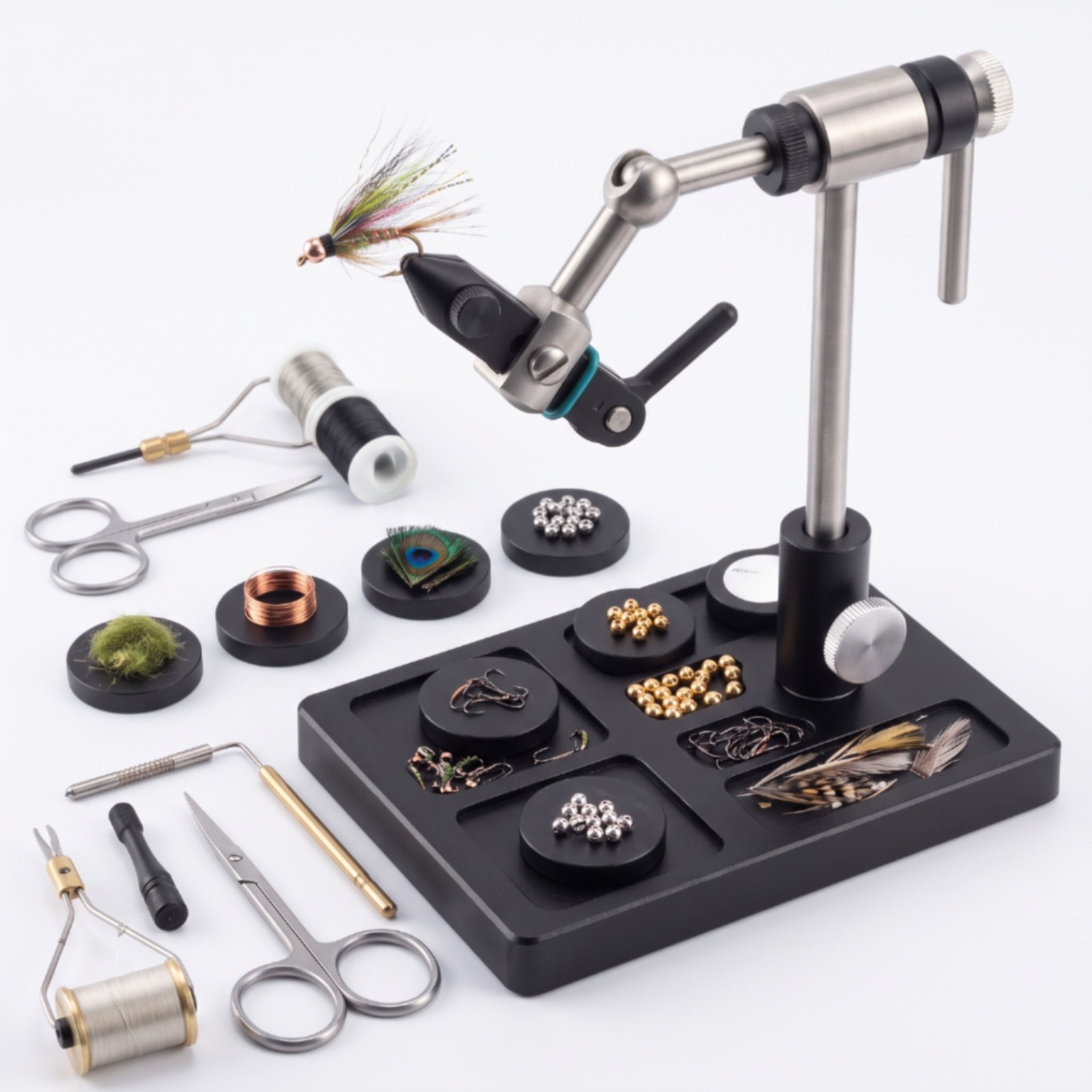 Fly Tying Vise Pedestal Base Fits Most Hardware Securing for Workshop