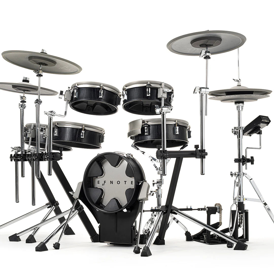 EFNOTE 3X Electronic Drum Set - Black Oak