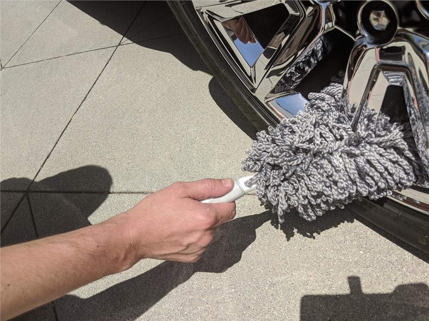 California Mini Car Duster (Green) + Wheel Duster
