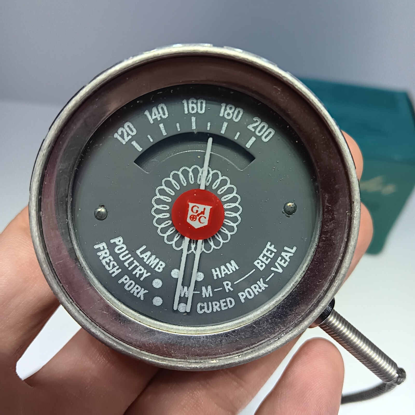 Vtg Retro Roastender Automatic Roasting Thermostat Cooking Thermometer ITT Meat