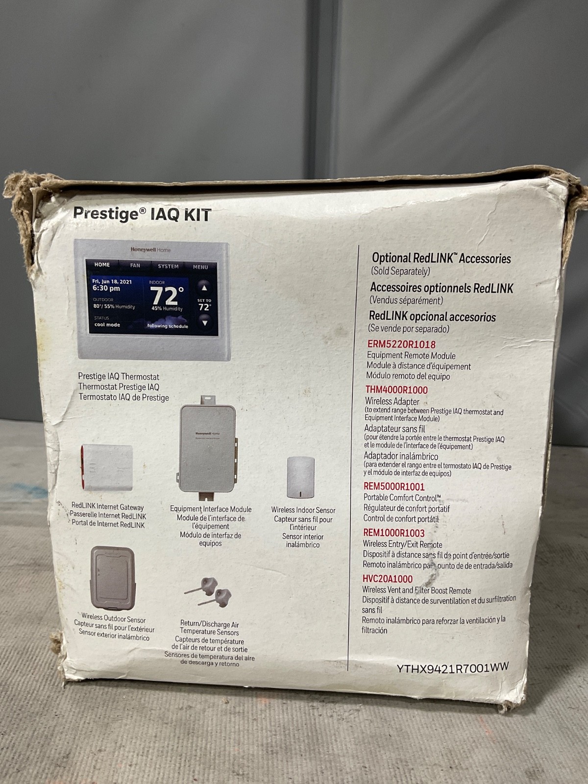 +Honeywell Home Triusse Prestige IAQ Kit(YTHX9421R7001WW)