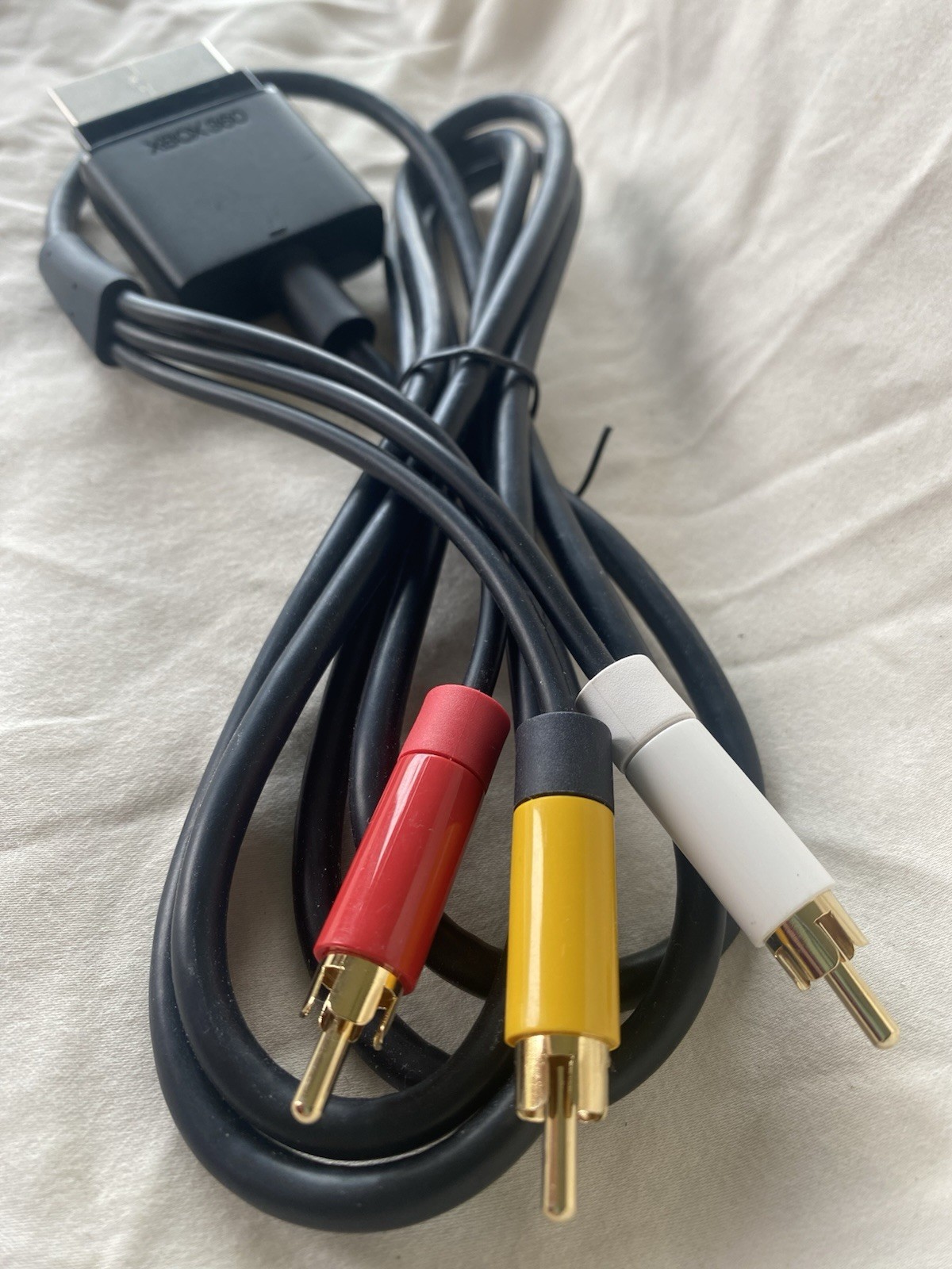 Official OEM Microsoft Xbox 360 AV Composite Audio/Video Cable RCA