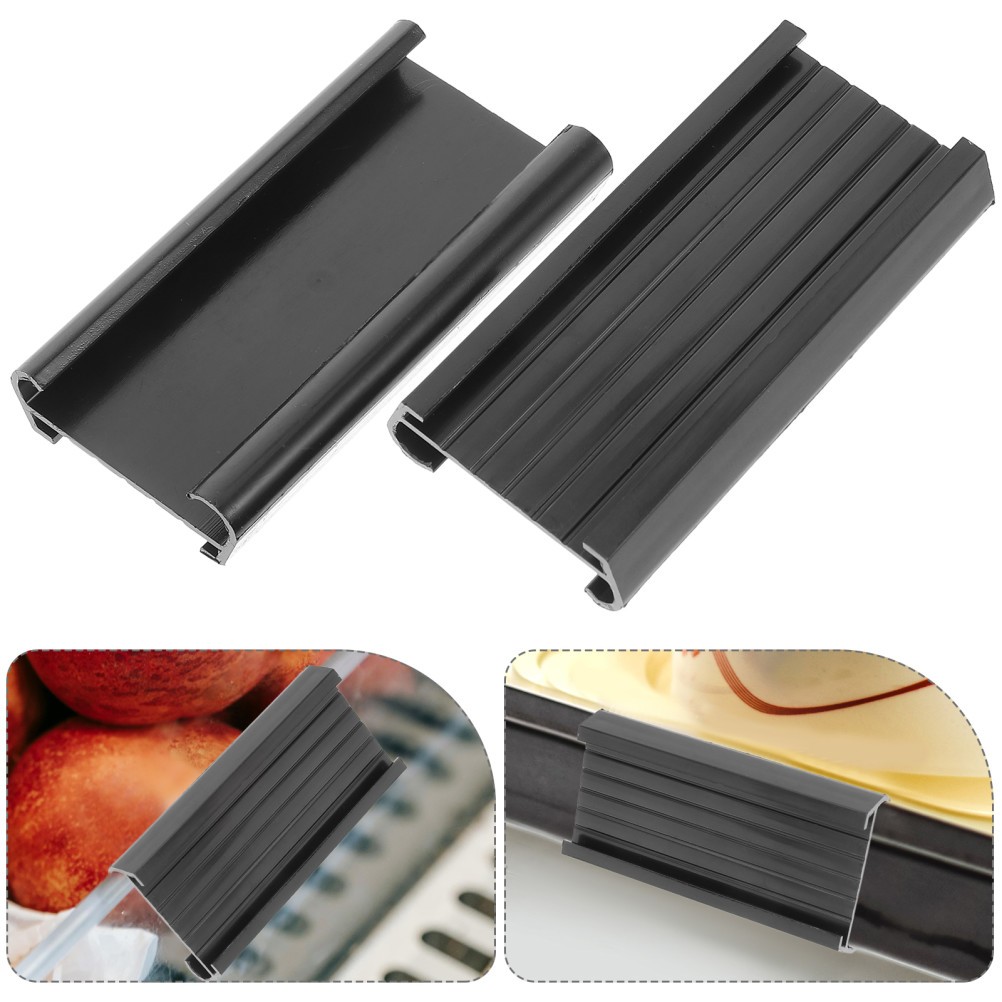 12 PCS Plastic Label Holder Library Shelf Markers Display for Shelves