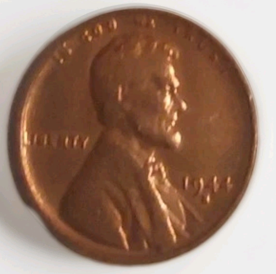 1944 S RED Brown Circulated Lincoln Original Wheat 1c SanFrancisco Mint FreePost