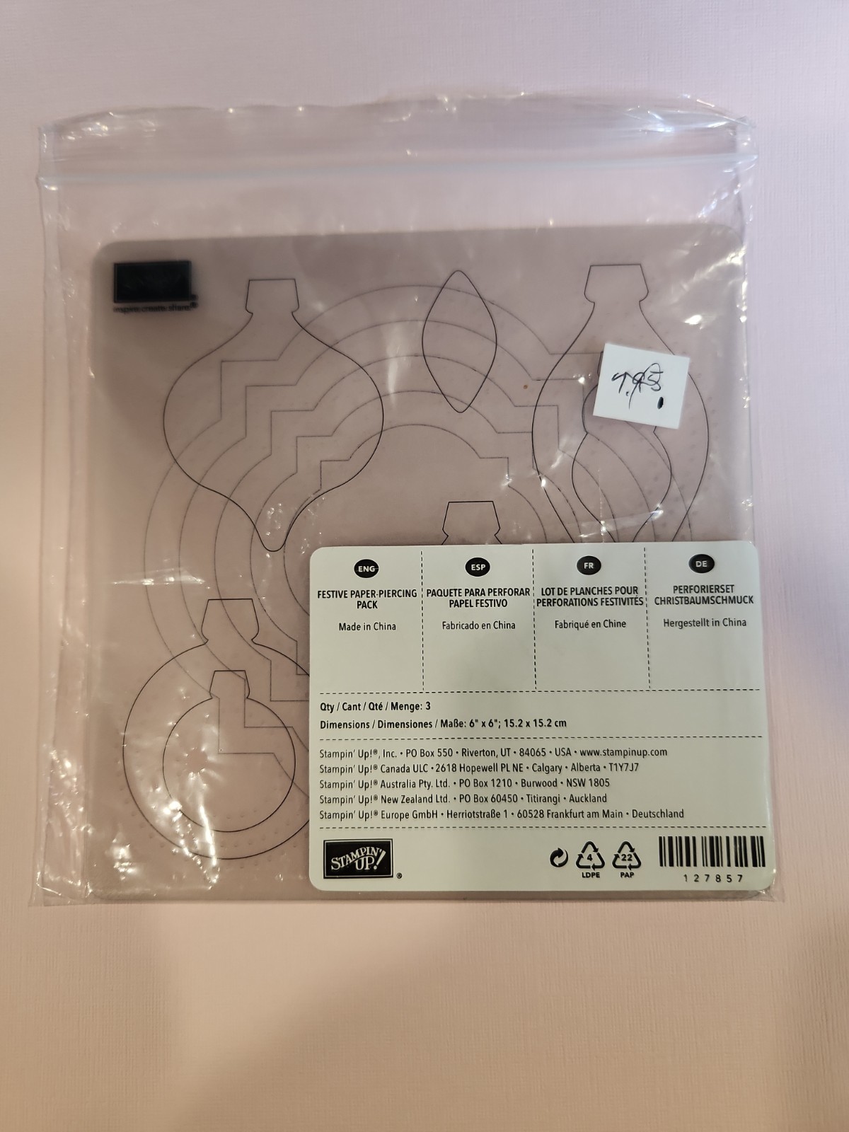 Stampin' Up! Festive Paper-Piercing Pack
