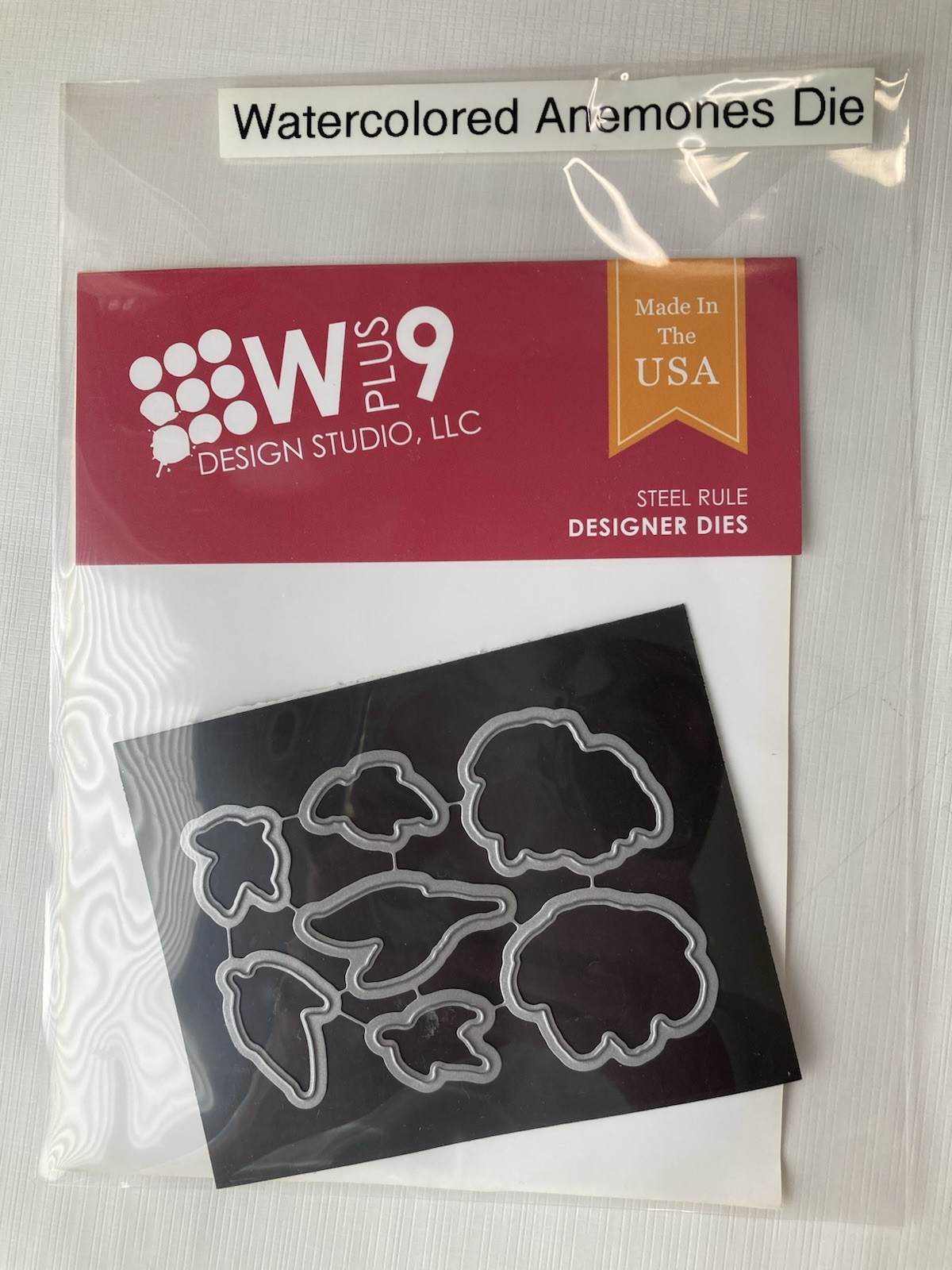 W+9-Watercolored Anemones Die Set-Cardmaking-Crafting-Scrapbooking-#907