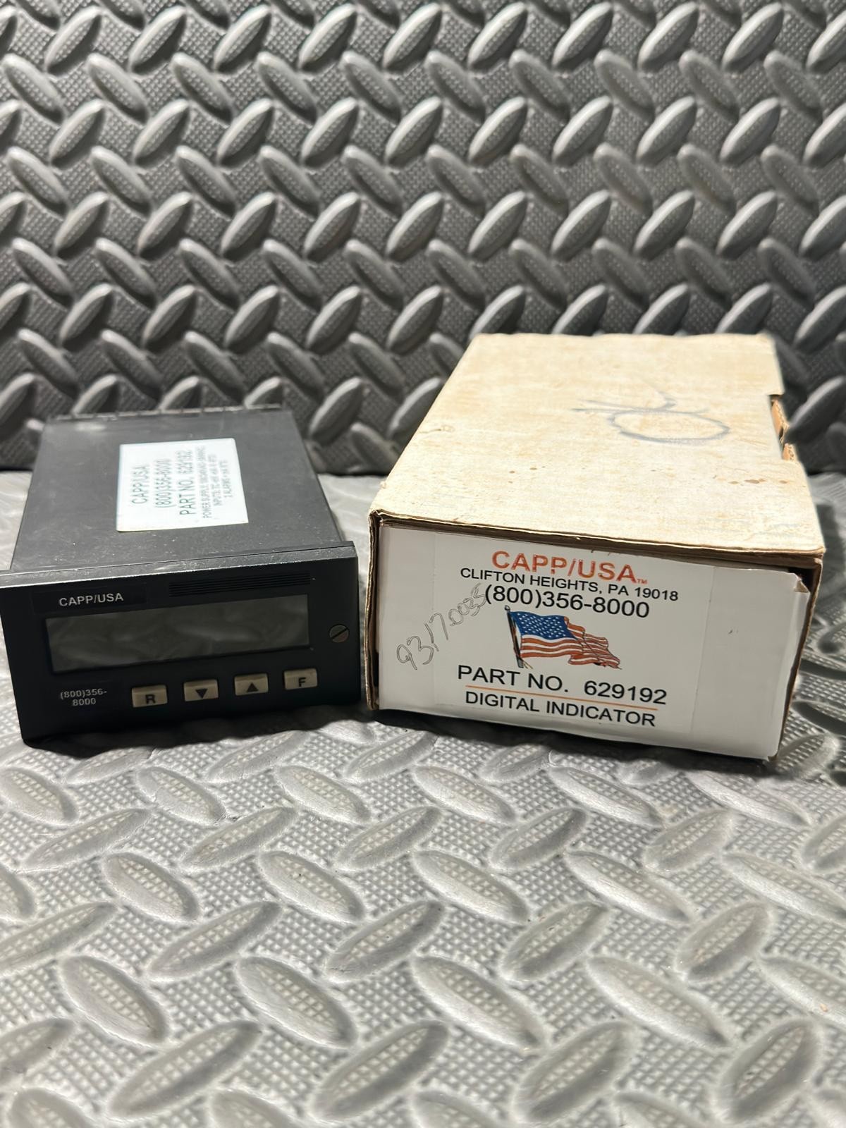 CAPP USA 629192 Digital Process Indicator 100-240VAC 2 Alarms Analog Input mARTD