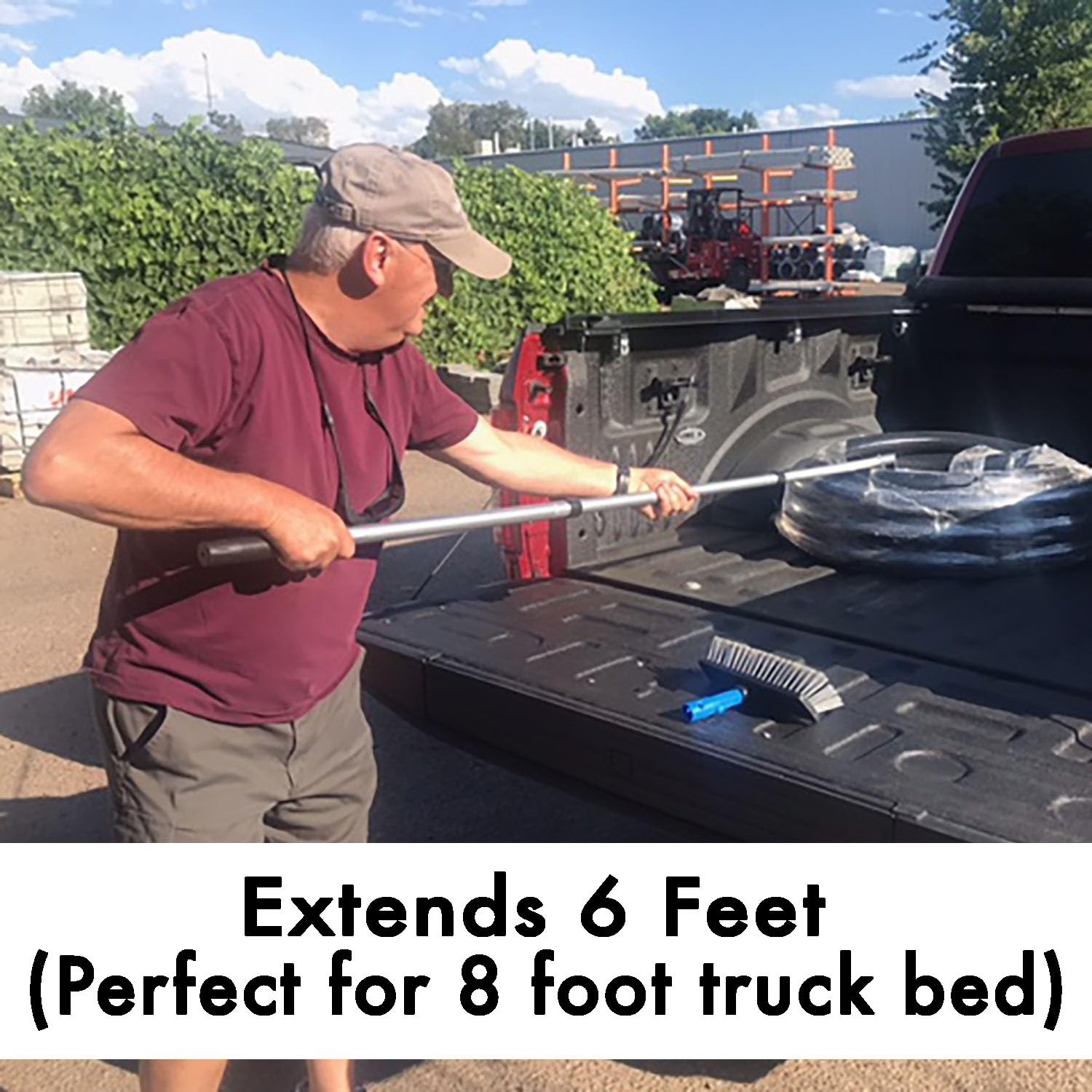 6 ft Cargo Retriever Tool | Heavy Duty Grabber with 110 lb Pull, Rust Resistant