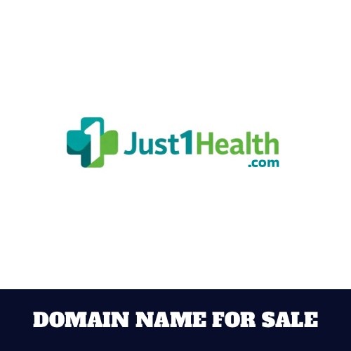 Just1Health .com Health, Wellbeing, Medical, Healthcare DOMAIN NAME FOR SALE.