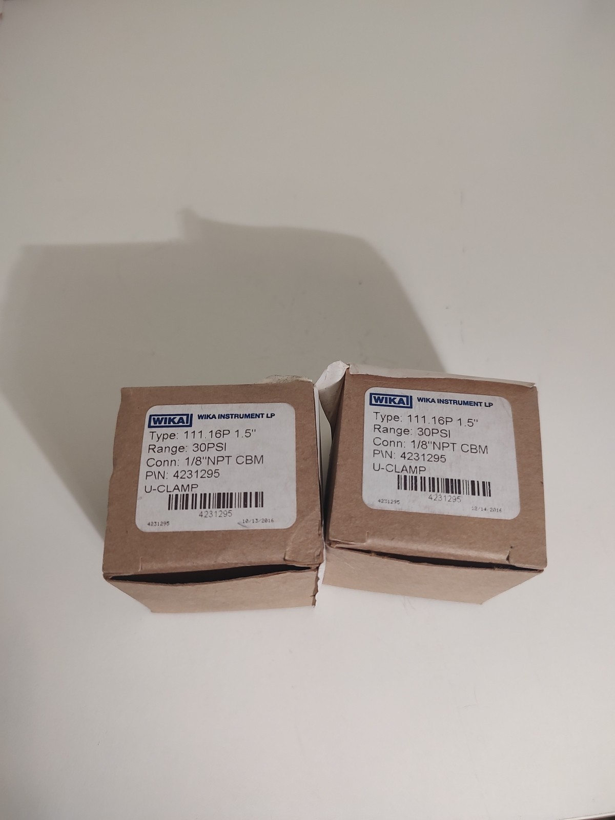 Lot of 2 Wika 4231295 Gauge