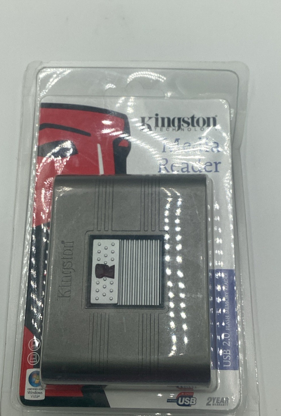 Kingston Technology Media Reader FCR-HS219/1 USB2.0 Flash Memory Sealed