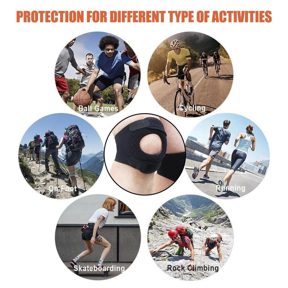 Knee Brace Support Adjustable Neoprene Patella Stabilizing Compression Straps US